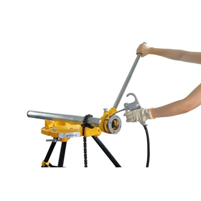 虎王手动棘轮套丝机